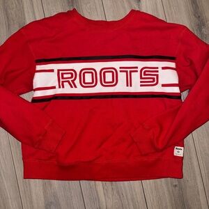 Roots red hoodie